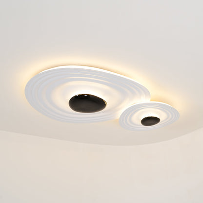 Odeon Ceiling Lamp | Metal & Polycarbonate | Black & White
