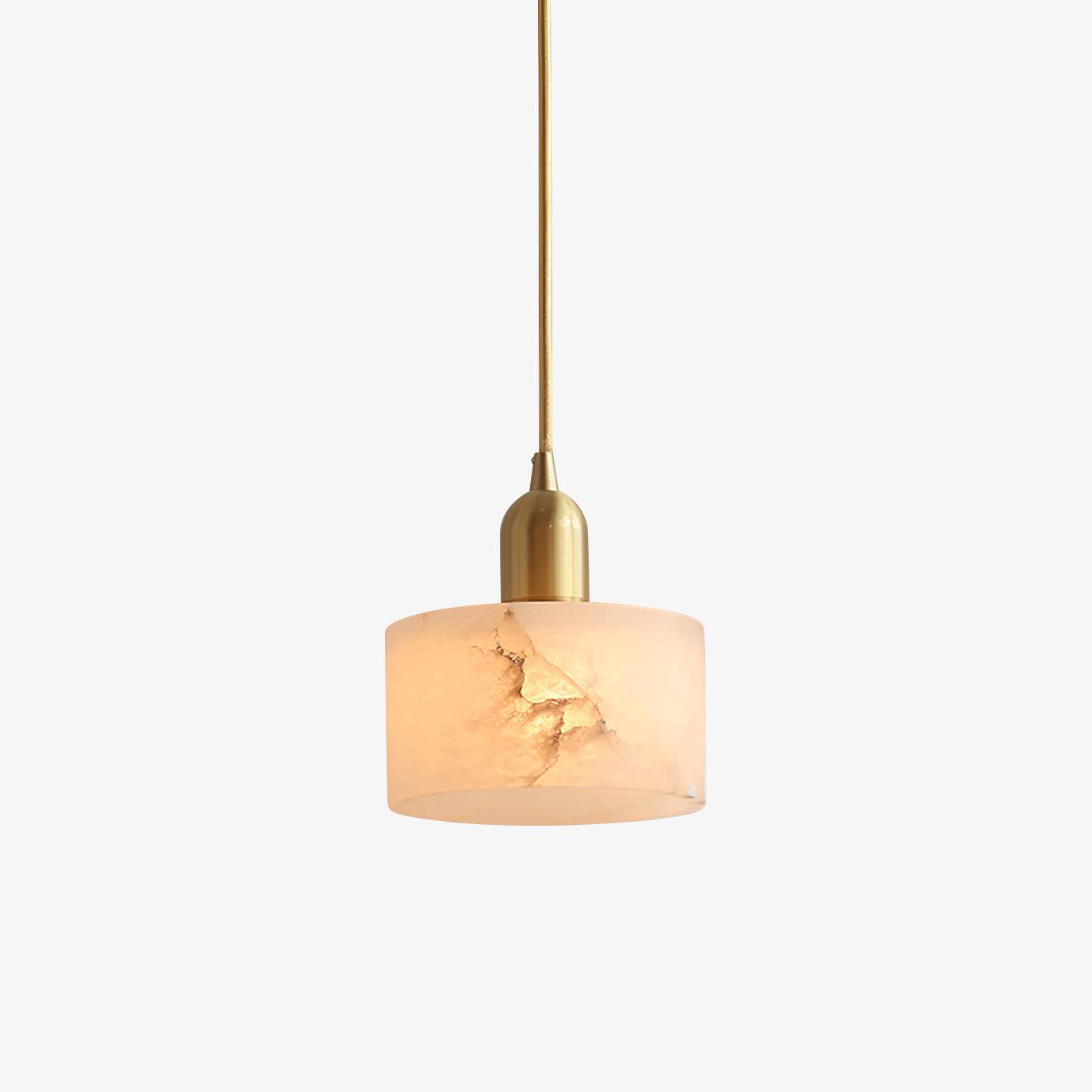 Odyssey Pendant Light | Brass & Alabaster | Retro Design, 3 Sizes Available