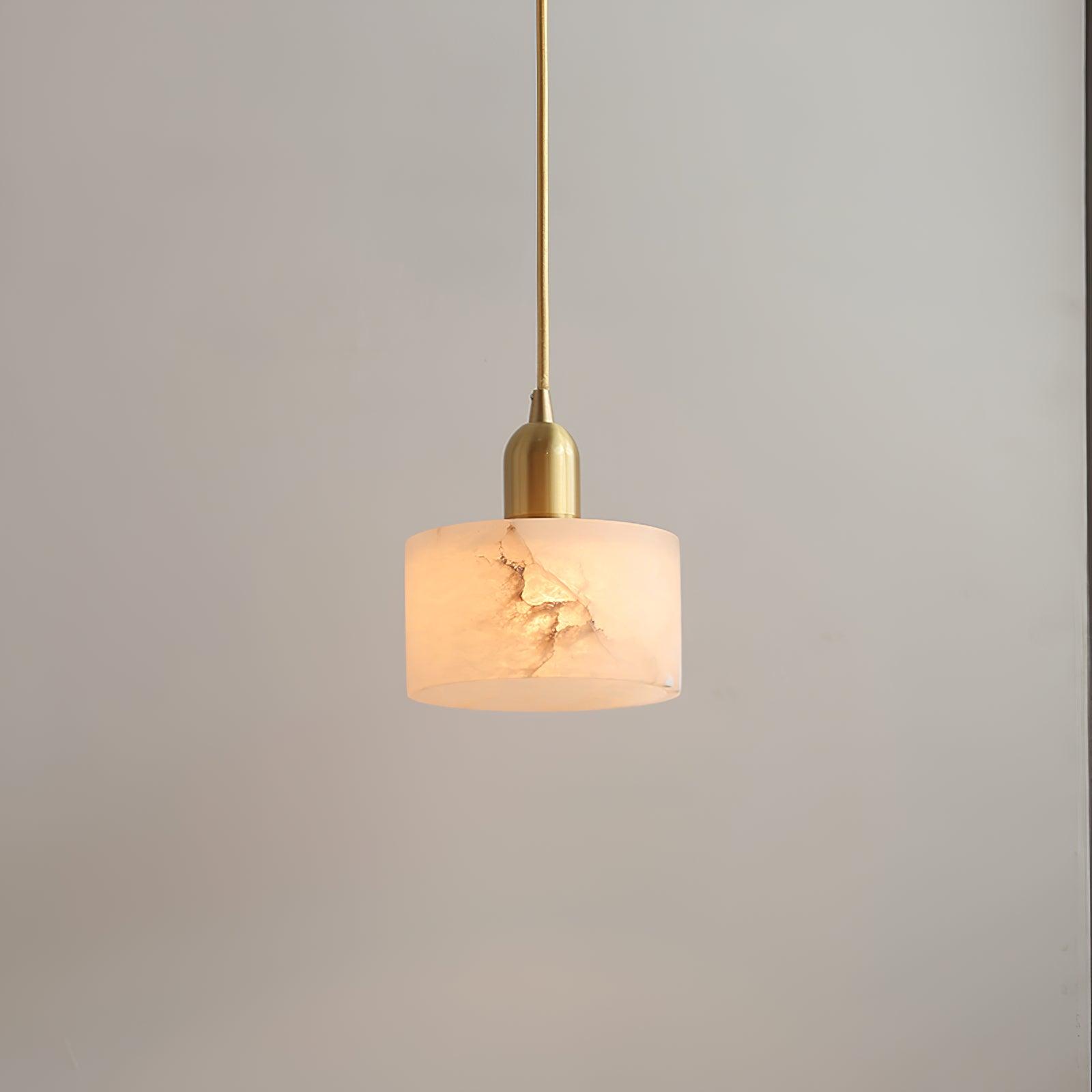 Odyssey Pendant Light | Brass & Alabaster | Retro Design, 3 Sizes Available