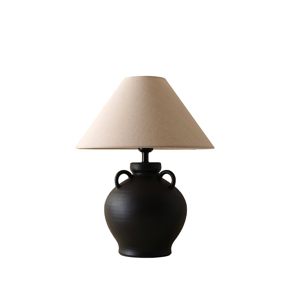 Old Wine Pot Table Lamp | Genuine Qing Dynasty Ceramic | 40cm Diameter