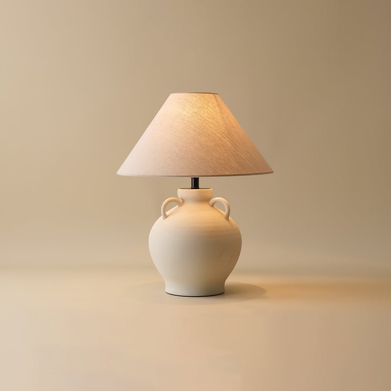 Old Wine Pot Table Lamp | Genuine Qing Dynasty Ceramic | 40cm Diameter