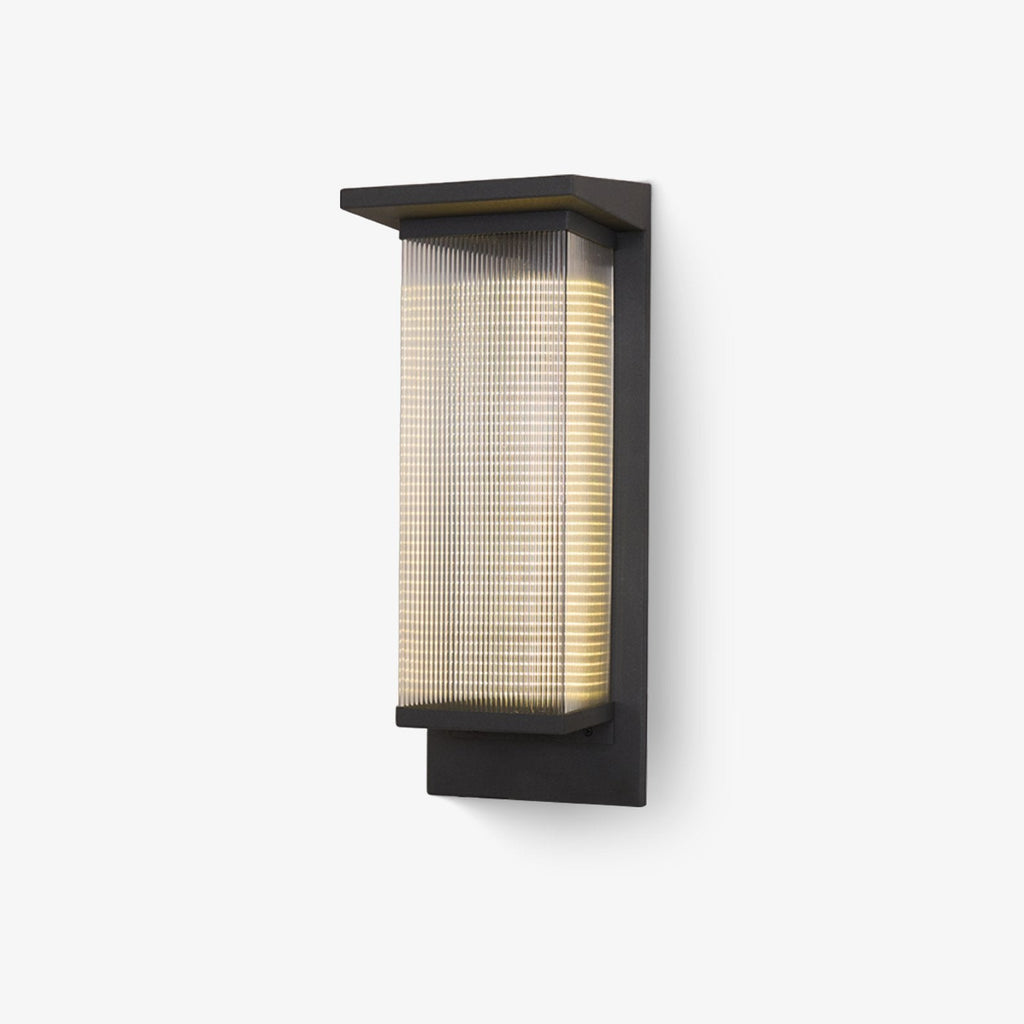 Outdoor Solar Wall Lamp | Stainless Steel & Acrylic | Set of 2