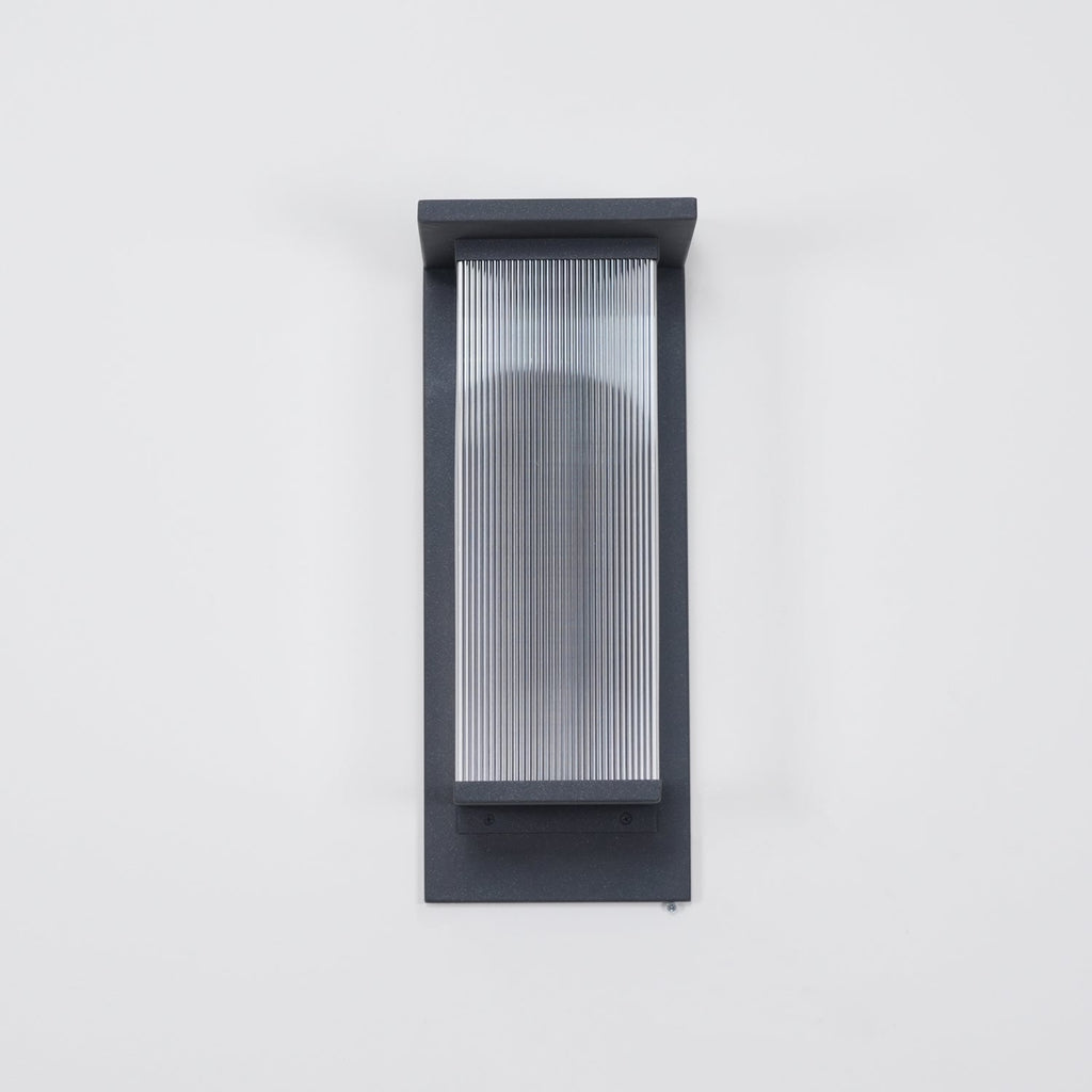 Outdoor Solar Wall Lamp | Stainless Steel & Acrylic | Set of 2