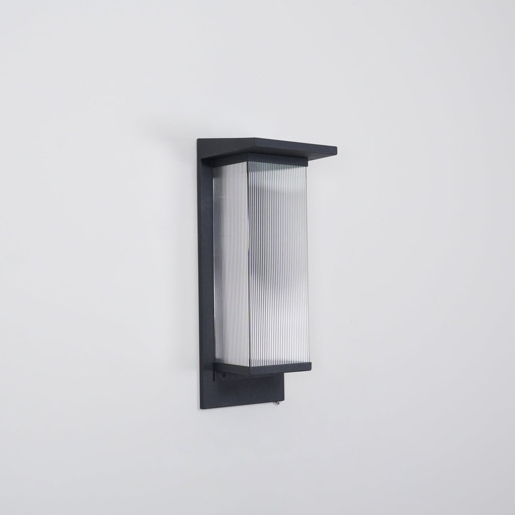 Outdoor Solar Wall Lamp | Stainless Steel & Acrylic | Set of 2