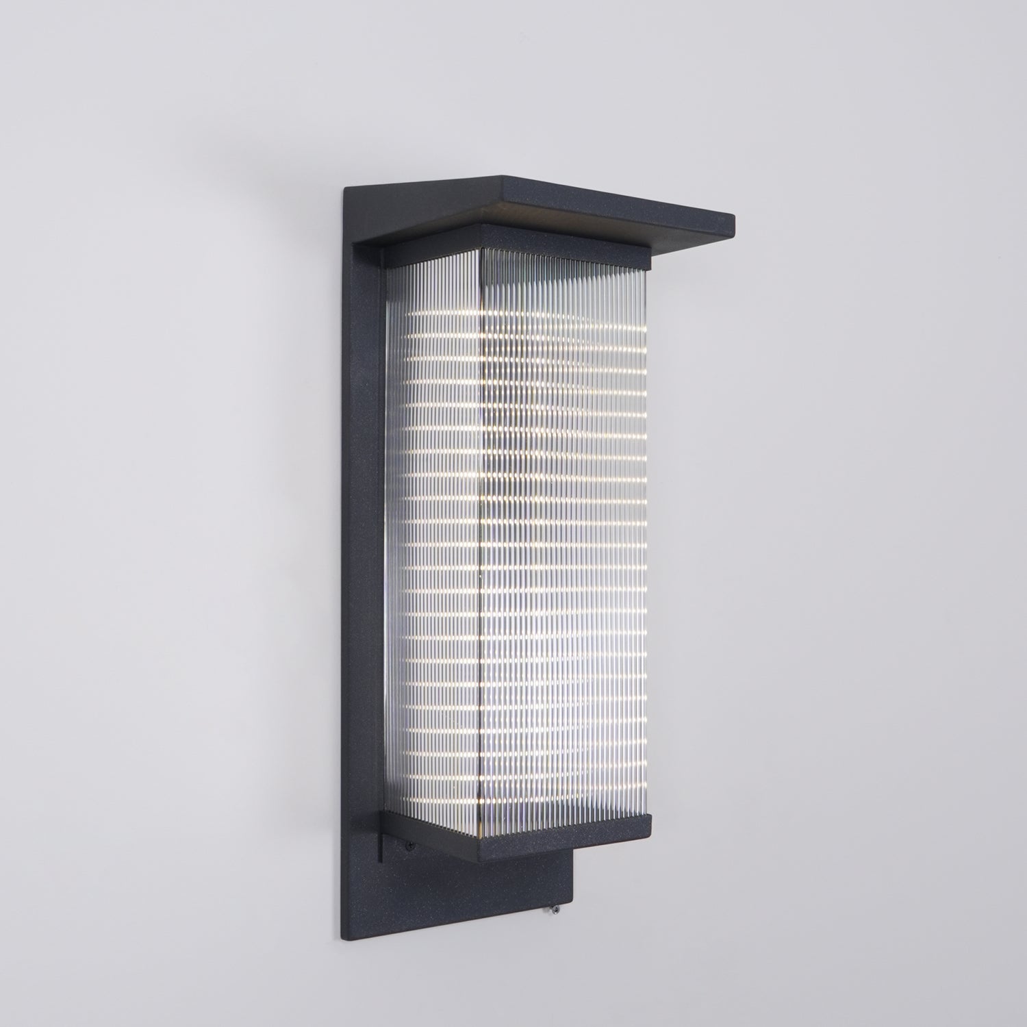 Outdoor Solar Wall Lamp | Stainless Steel & Acrylic | Set of 2