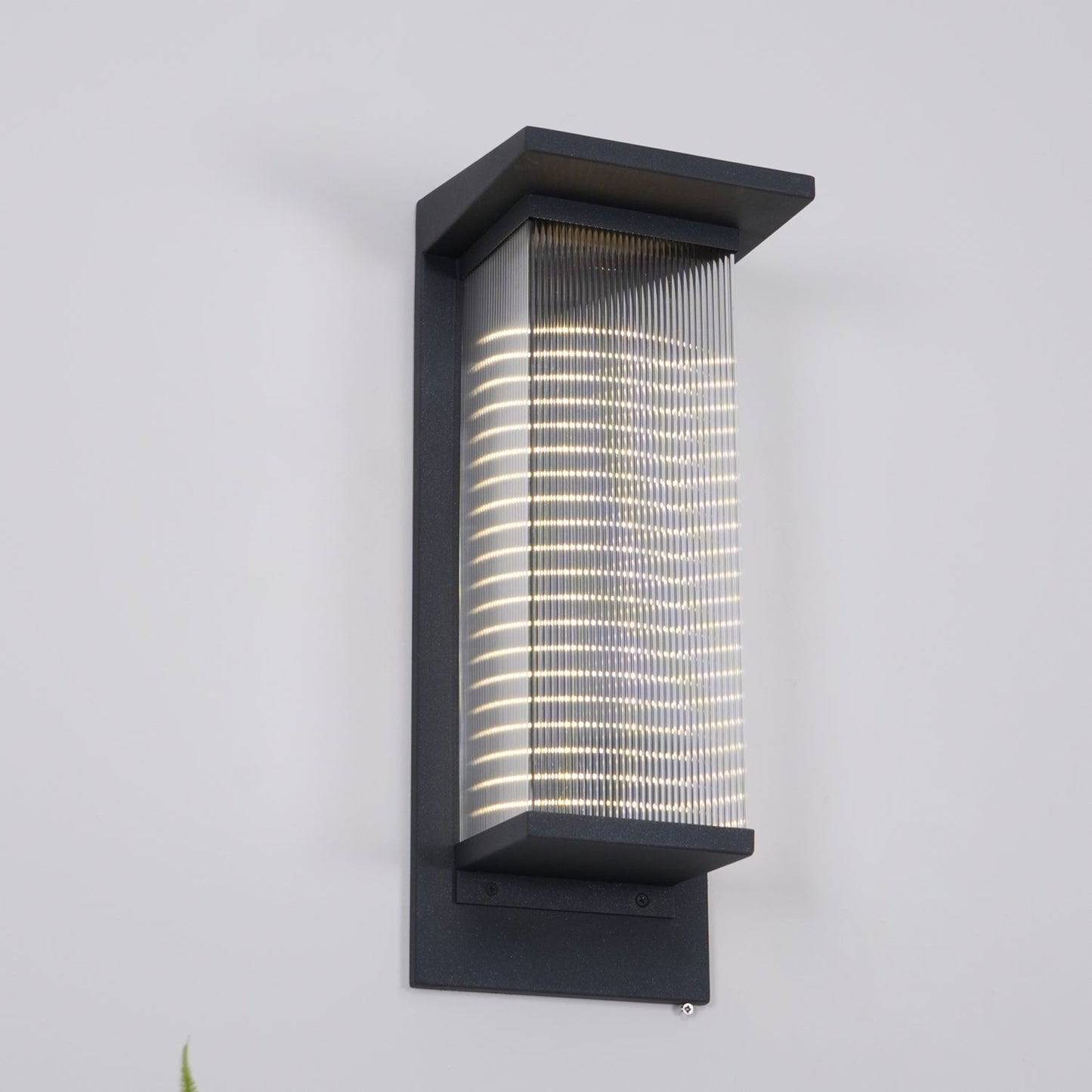 Outdoor Wall Lamp | Stainless Steel & Acrylic | Set of 2