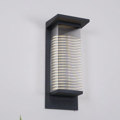 Outdoor Wall Lamp | Stainless Steel & Acrylic | Set of 2