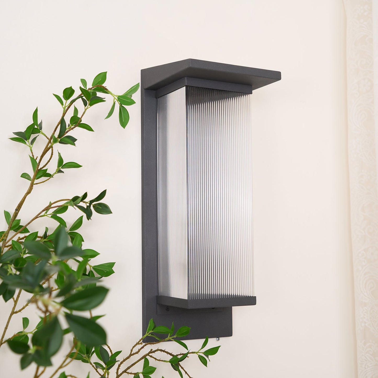 Outdoor Wall Lamp | Stainless Steel & Acrylic | Set of 2
