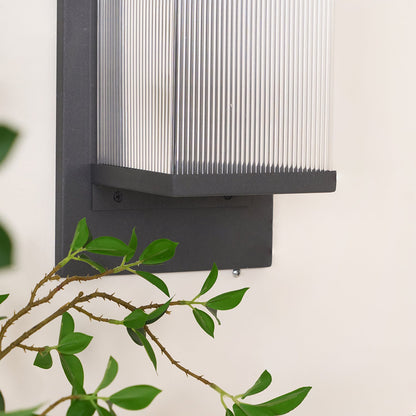 Outdoor Wall Lamp | Stainless Steel & Acrylic | Set of 2