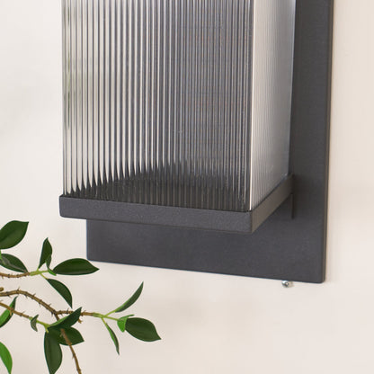 Outdoor Wall Lamp | Stainless Steel & Acrylic | Set of 2