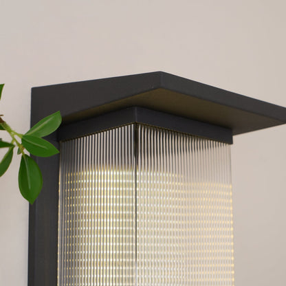 Outdoor Wall Lamp | Stainless Steel & Acrylic | Set of 2