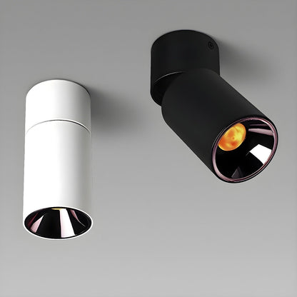 Oliver Tube Downlight | Metal & Aluminum | Black or White