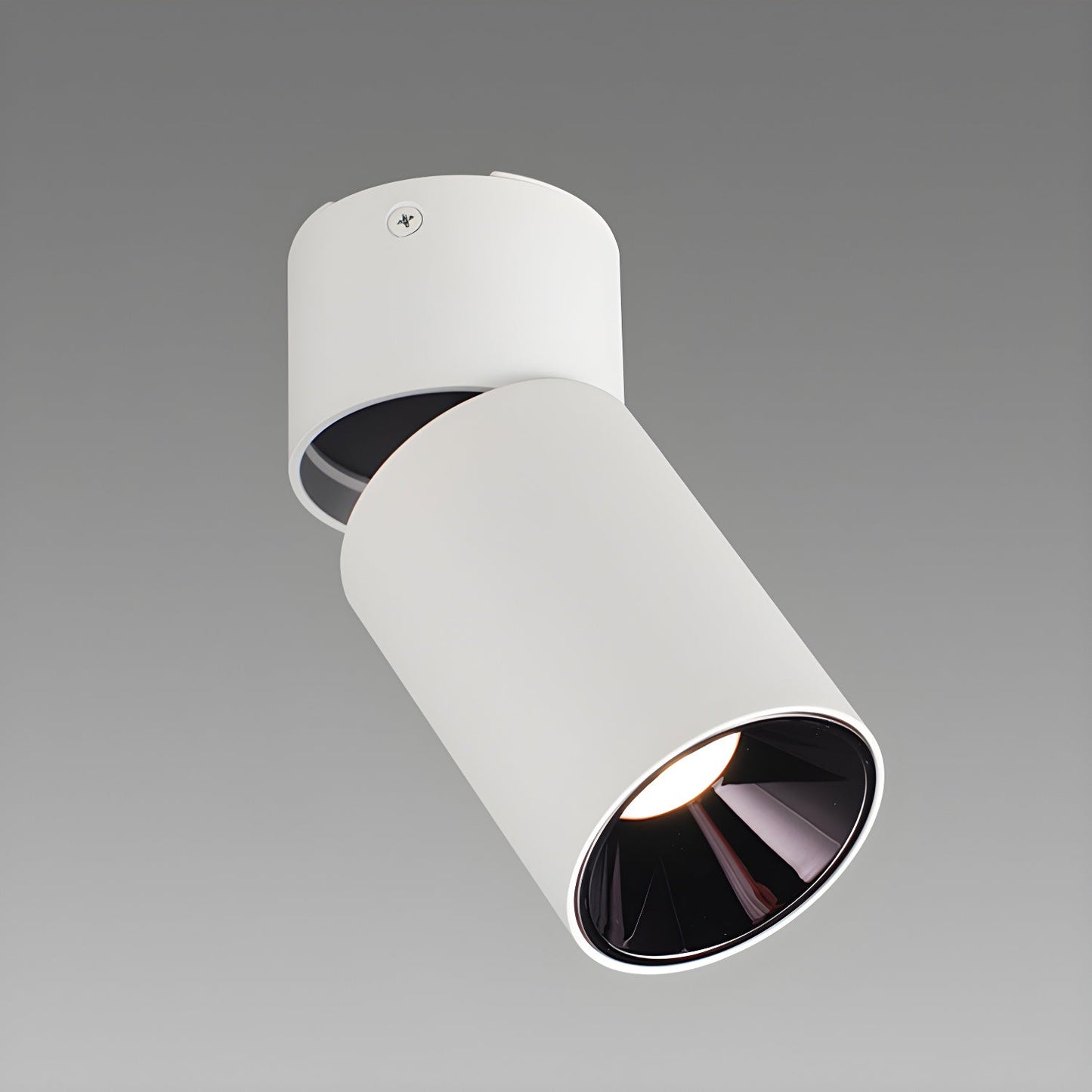 Oliver Tube Downlight | Metal & Aluminum | Black or White