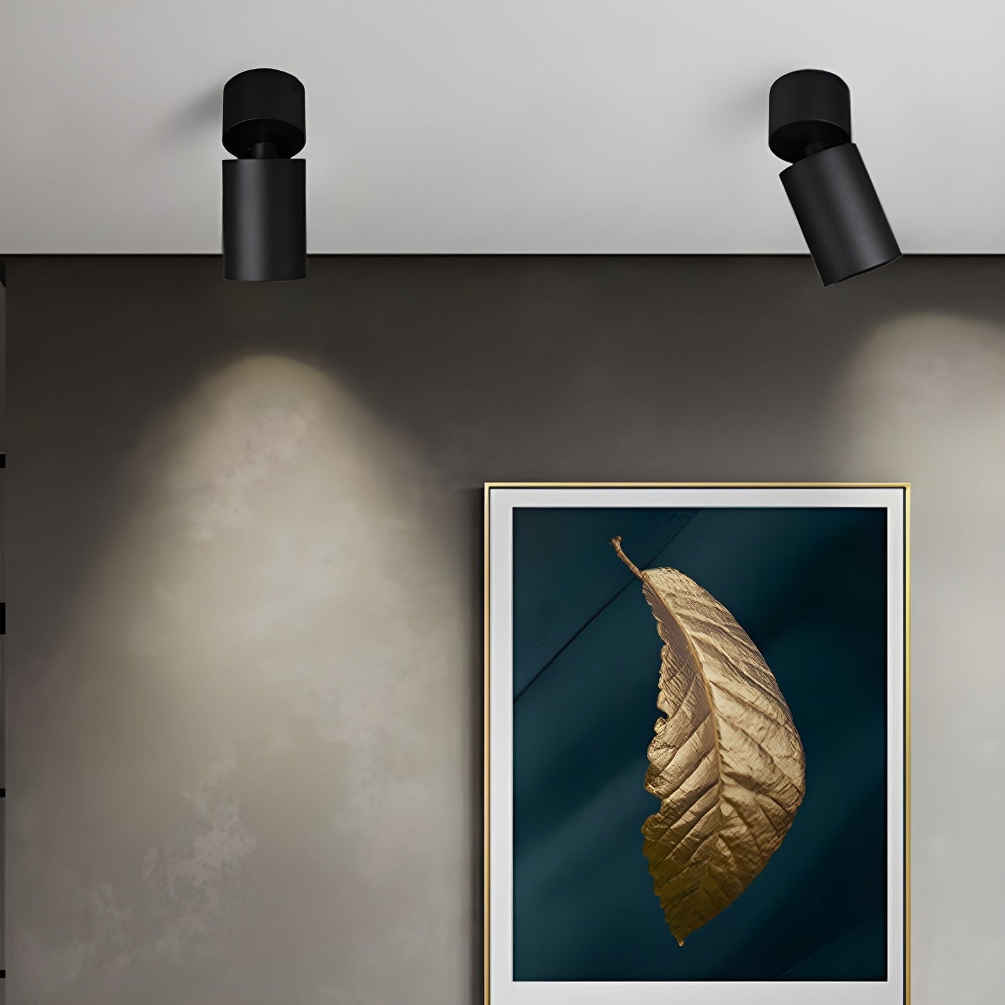 Oliver Tube Downlight | Metal & Aluminum | Black or White