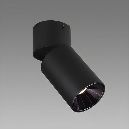Oliver Tube Downlight | Metal & Aluminum | Black or White