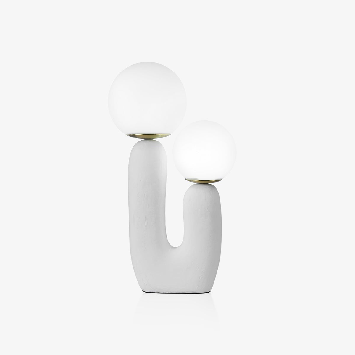 Rough Table Lamp | Resin & Metal | Green, Pink, Terra Cotta, White