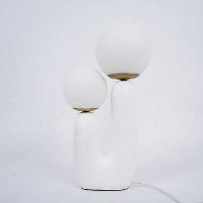 Rough Table Lamp | Resin & Metal | Green, Pink, Terra Cotta, White