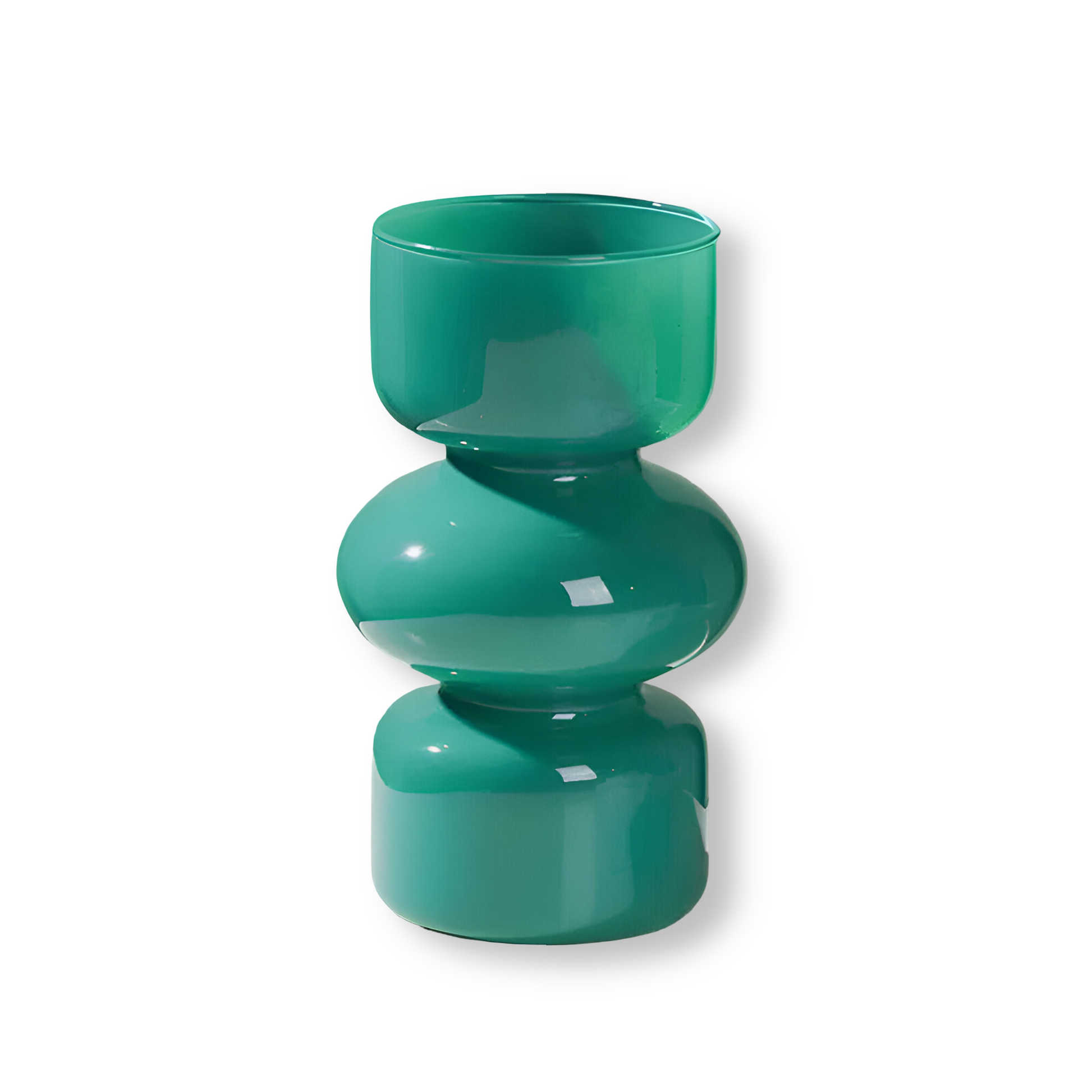 Nordic Glass Vase | Lime Green | Decorative Home Decor