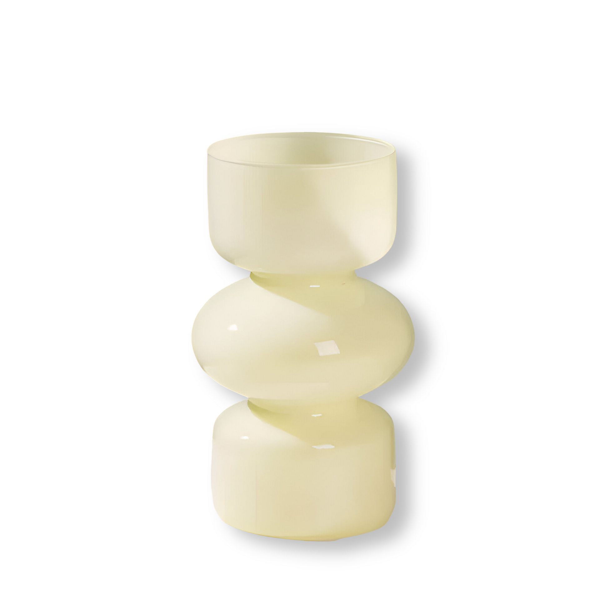 Nordic Glass Vase | Lime Green | Decorative Home Decor