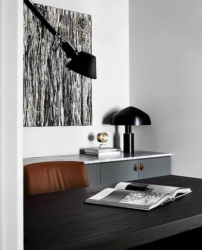 Ora Desk Lamp | Adjustable Aluminium Shade | Black or Gold