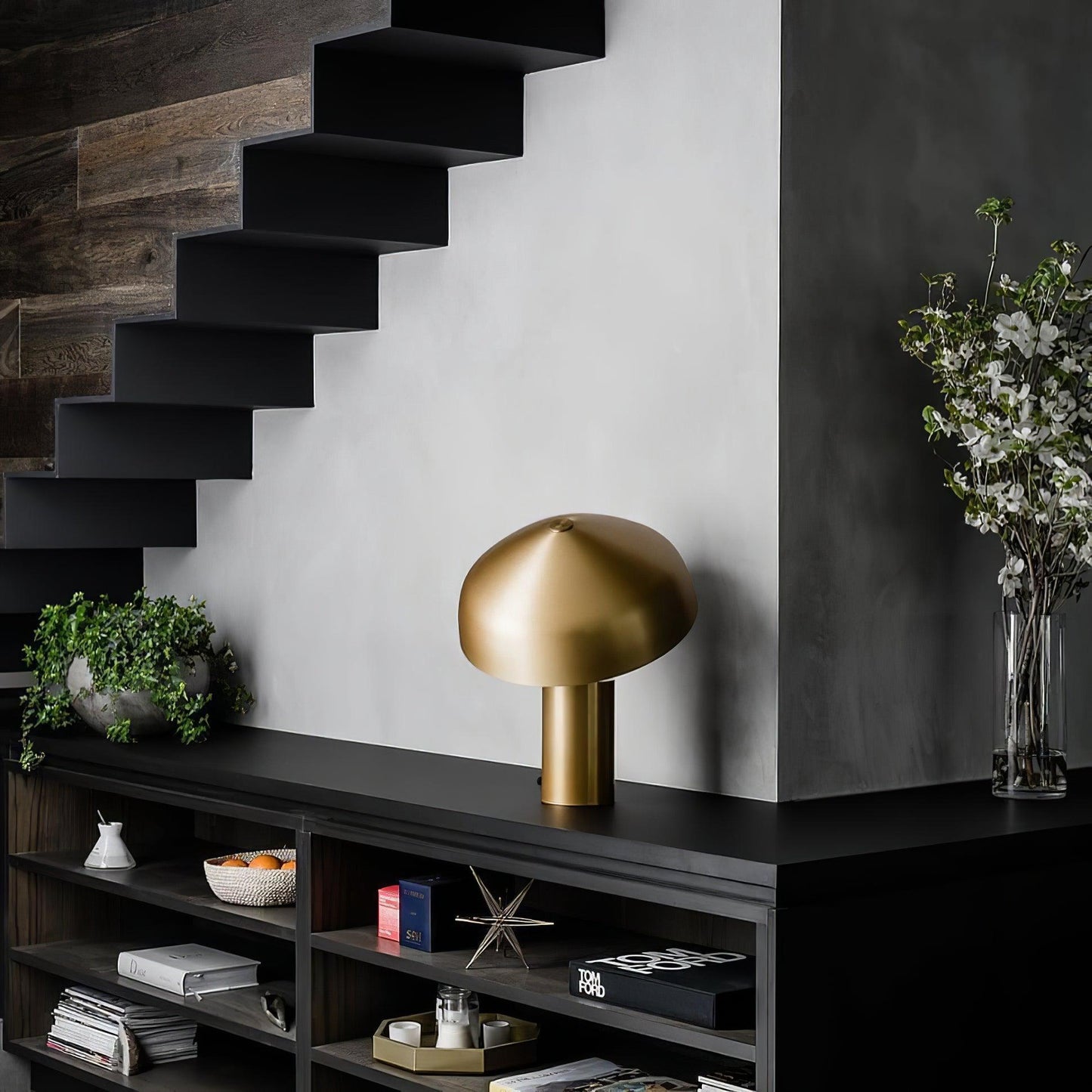 Ora Desk Lamp | Adjustable Aluminium Shade | Black or Gold
