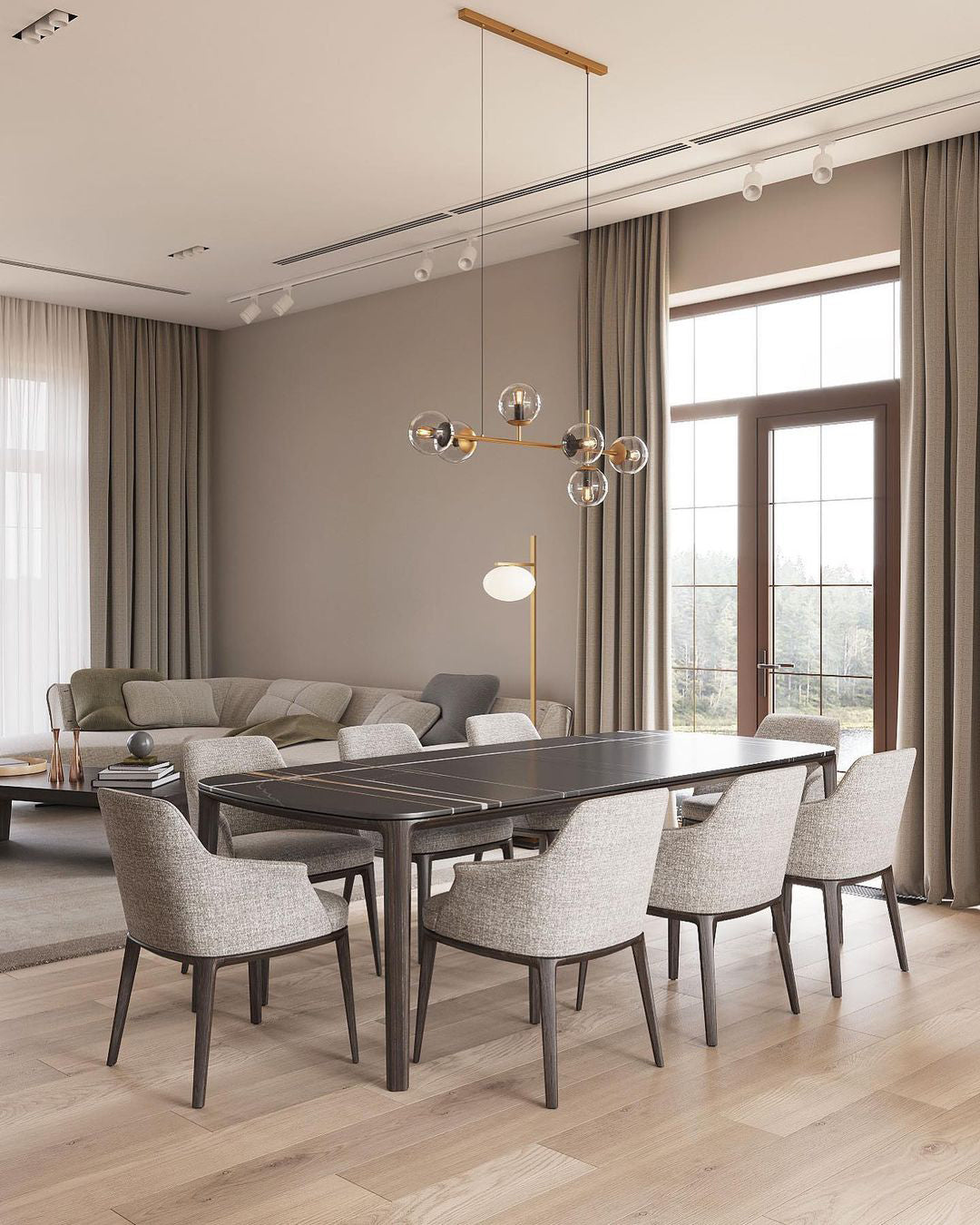 Orb Chandeliers