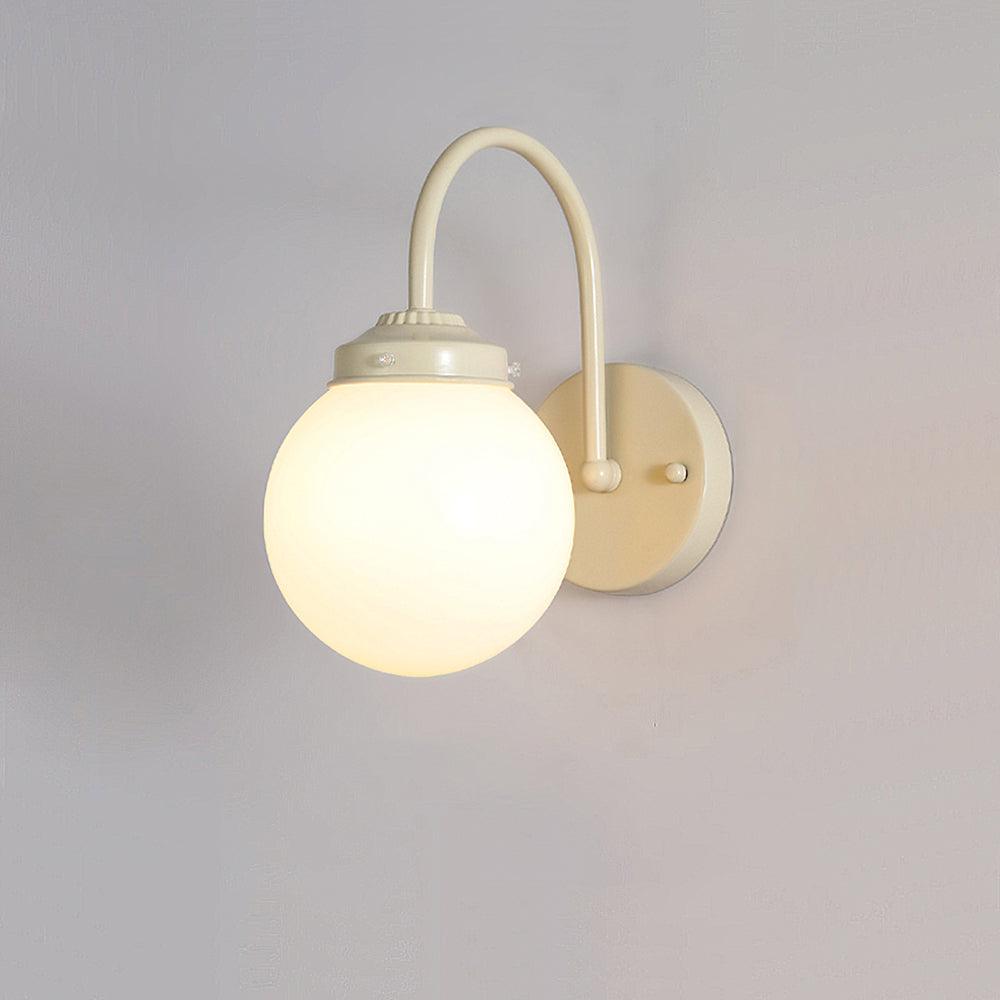 Orb Wall Lamp | Metal & Glass | Set of 2 Beige