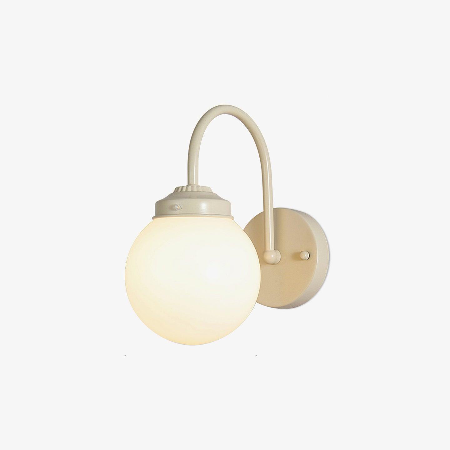 Orb Wall Lamp | Metal & Glass | Set of 2 Beige