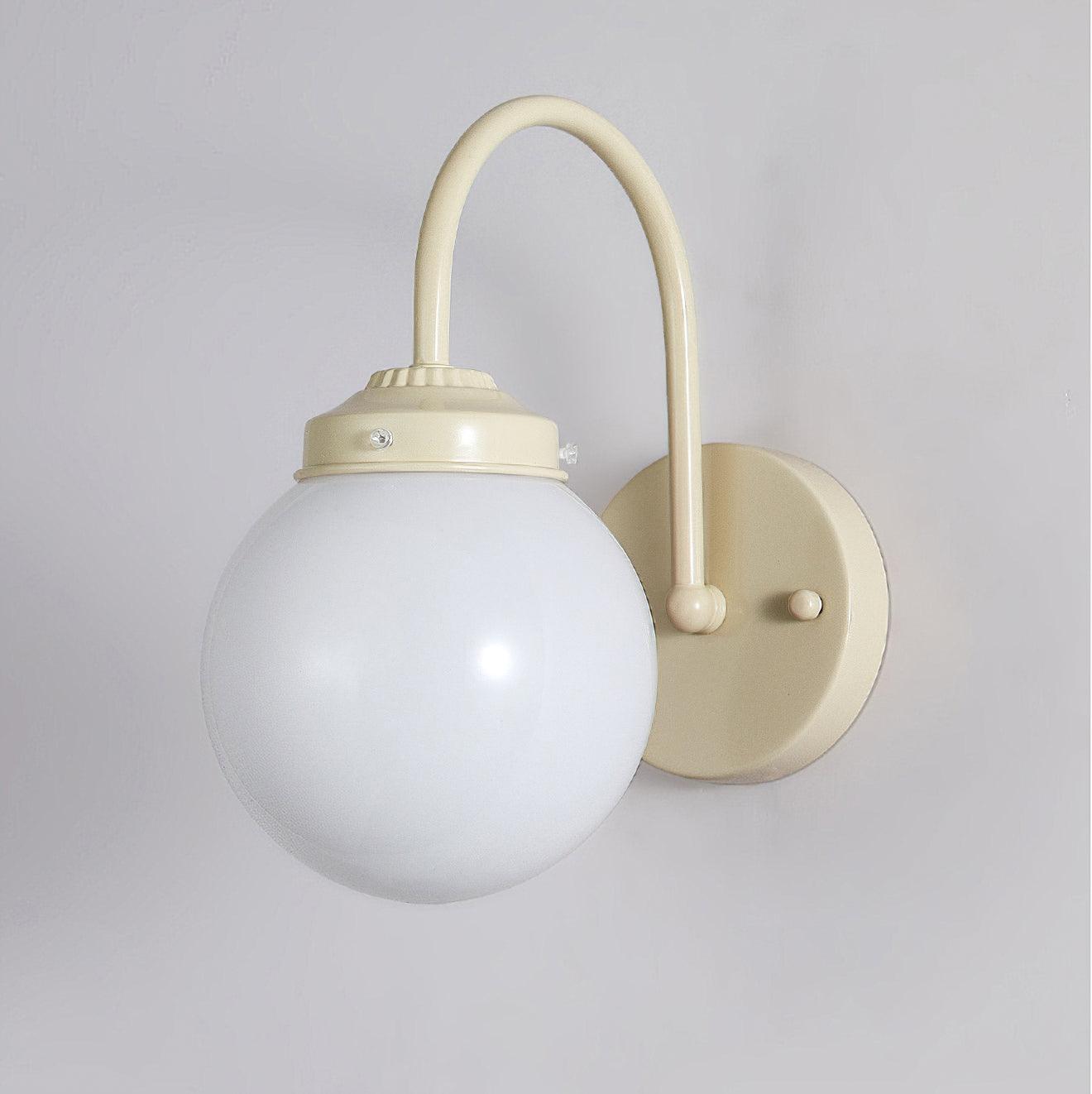 Orb Wall Lamp | Metal & Glass | Set of 2 Beige