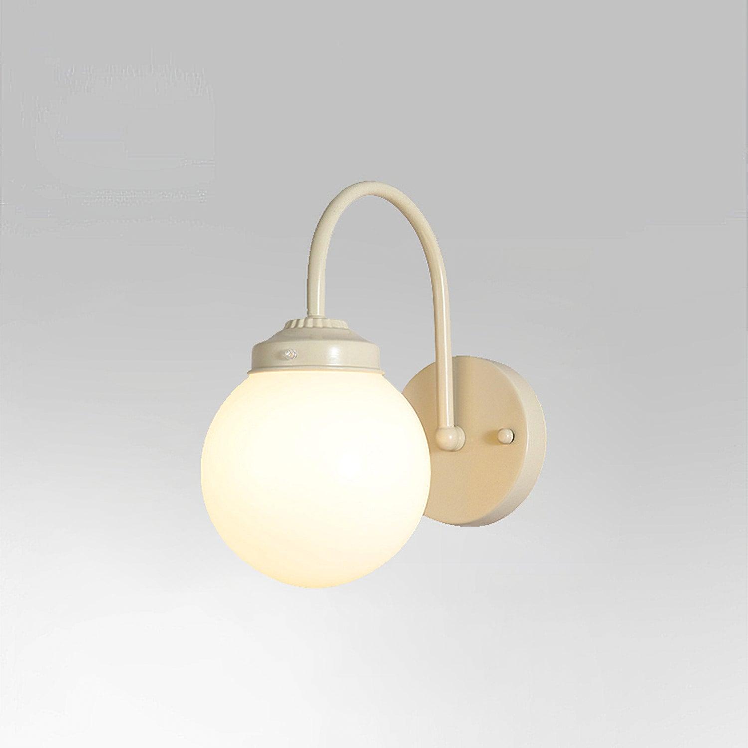 Orb Wall Lamp | Metal & Glass | Set of 2 Beige