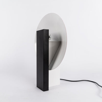 Orbe Table Lamp | Metal & Iron | Black and Red