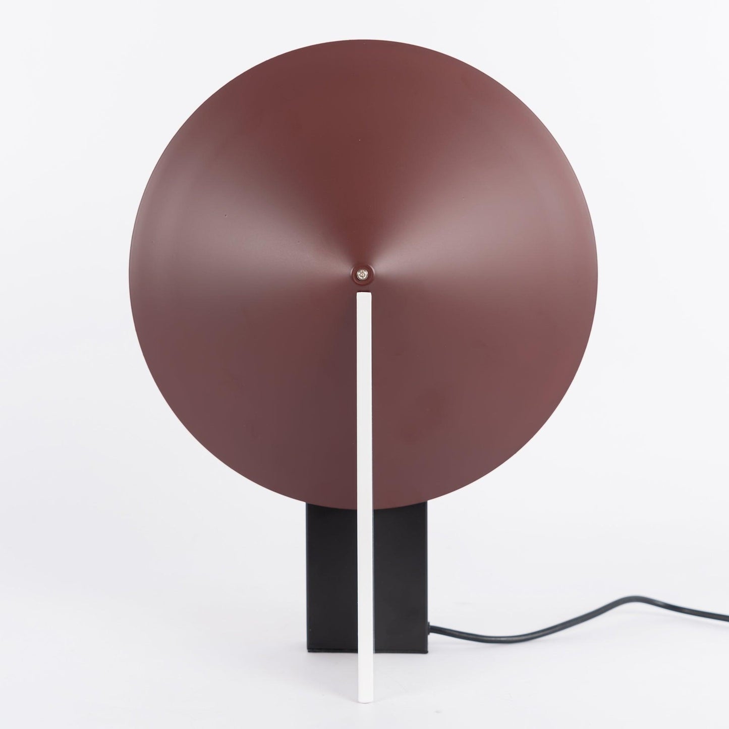 Orbe Table Lamp | Metal & Iron | Black and Red