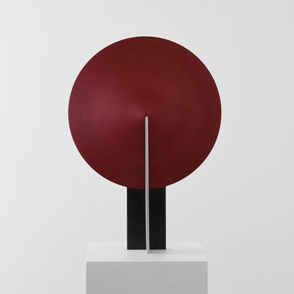 Orbe Table Lamp | Metal & Iron | Black and Red