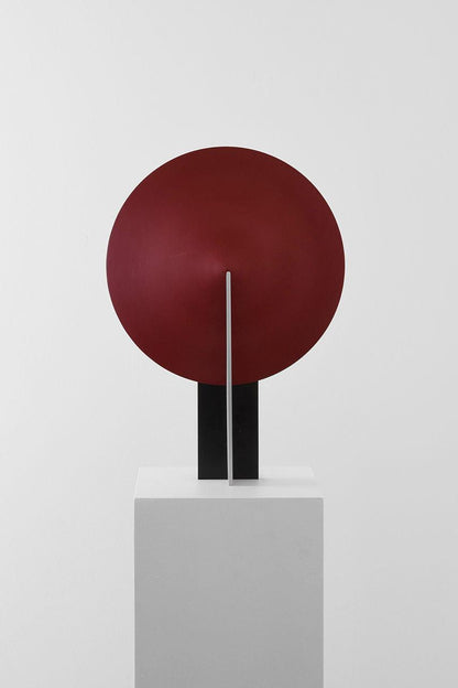 Orbe Table Lamp | Metal & Iron | Black and Red