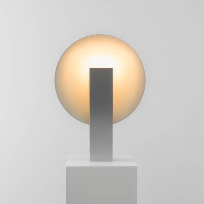 Orbe Table Lamp | Metal & Iron | Black and Red