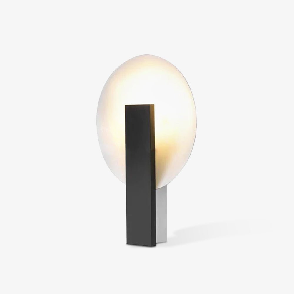 Orbe Table Lamp | Metal & Iron | Black and Red