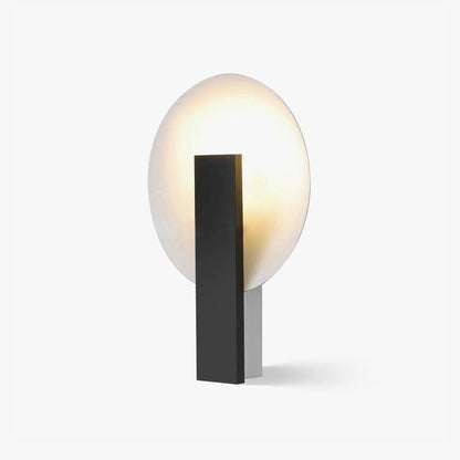 Orbe Table Lamp | Metal & Iron | Black and Red