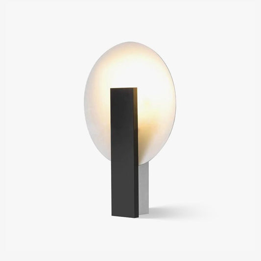 Orbe Table Lamp | Metal & Iron | Black and Red
