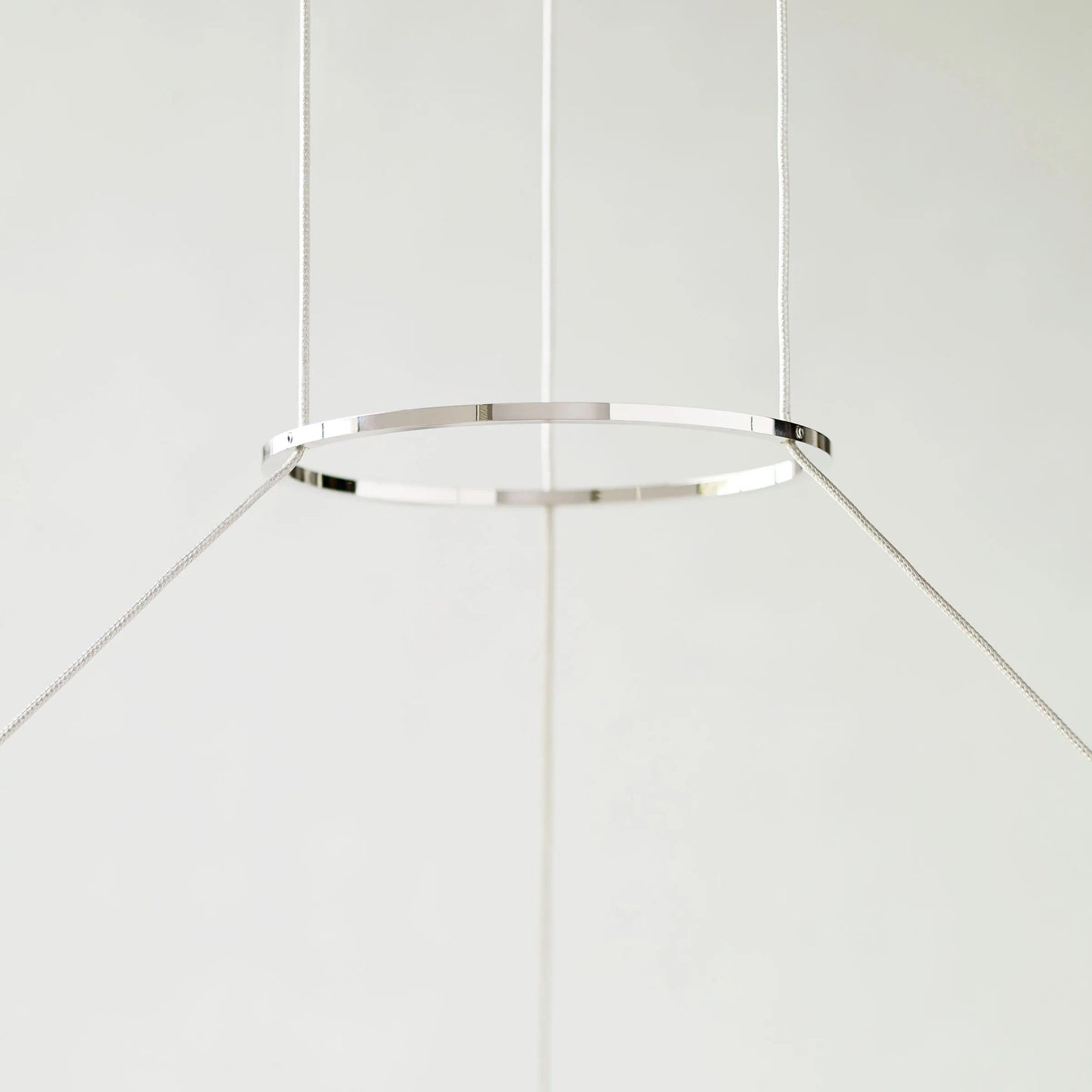 Orbet Chandelier | Opaline Glass & Brass | 39.4" Diameter