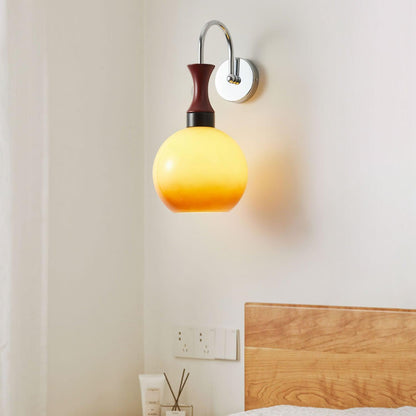 Orbique Wall Sconce | Spherical Glass Shade | Set of 2