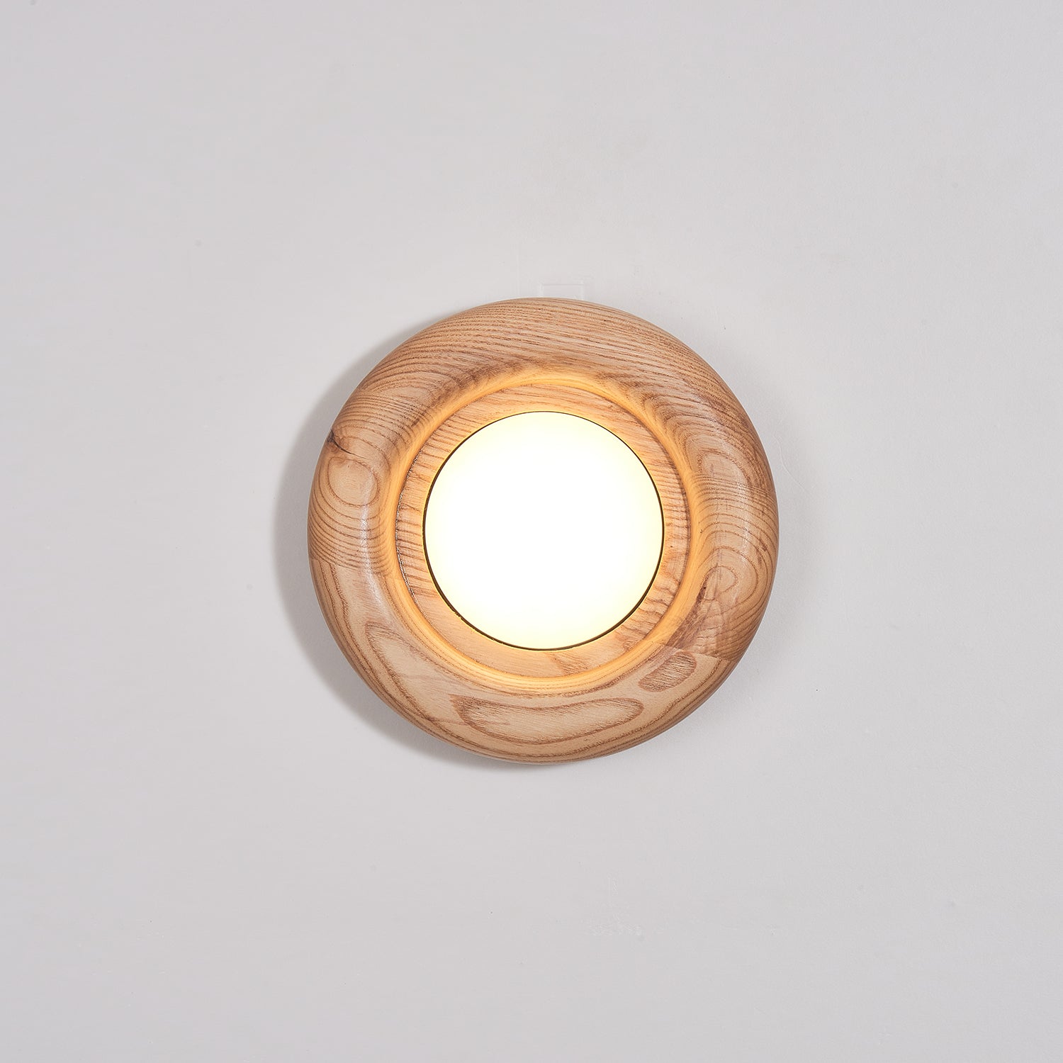 Orbitus Wall Light | Wooden Frame | Walnut Finish
