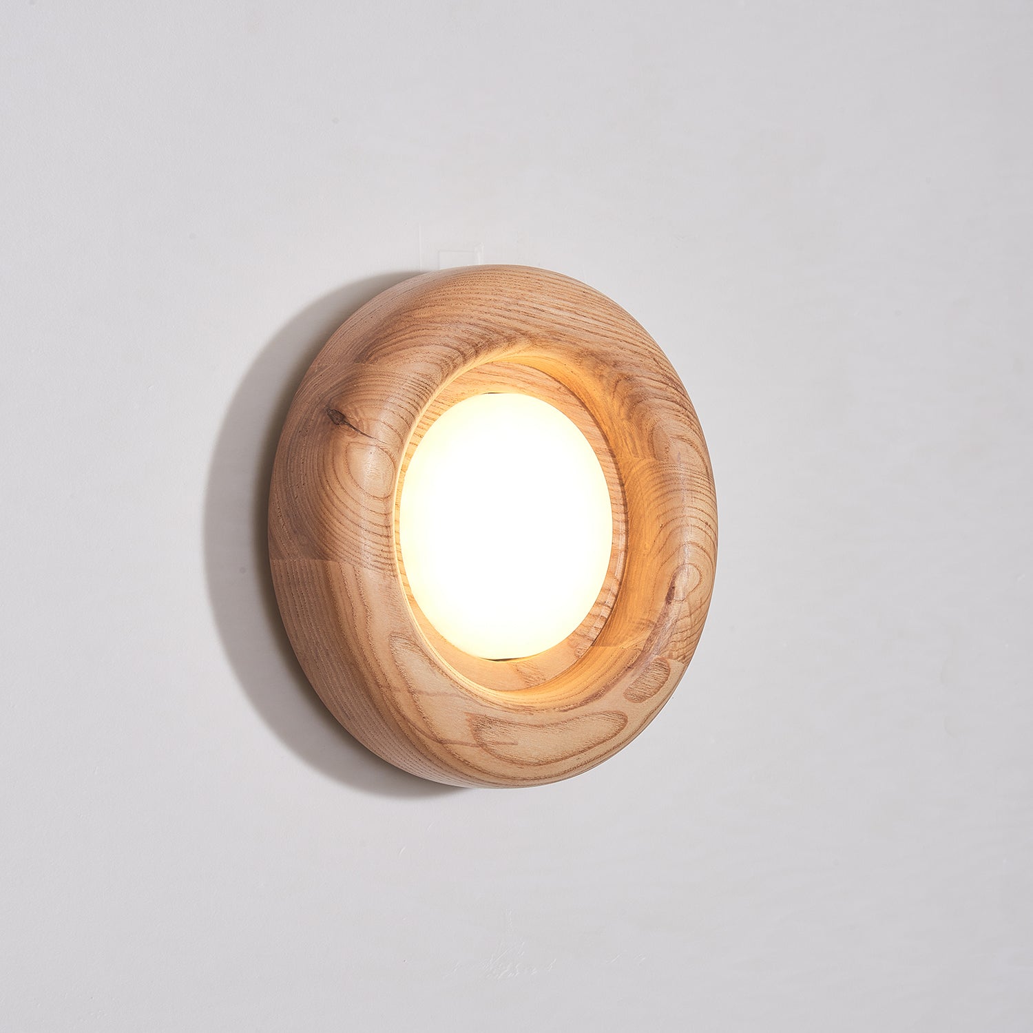 Orbitus Wall Light | Wooden Frame | Walnut Finish