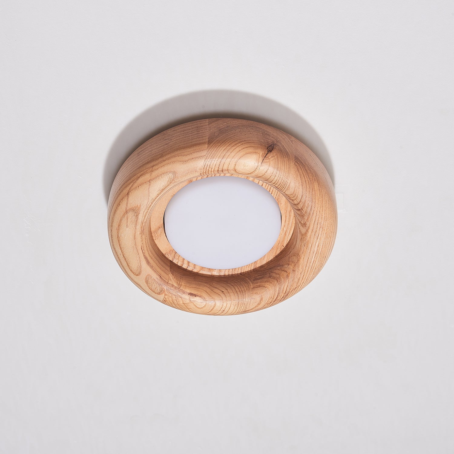 Orbitus Wall Light | Wooden Frame | Walnut Finish
