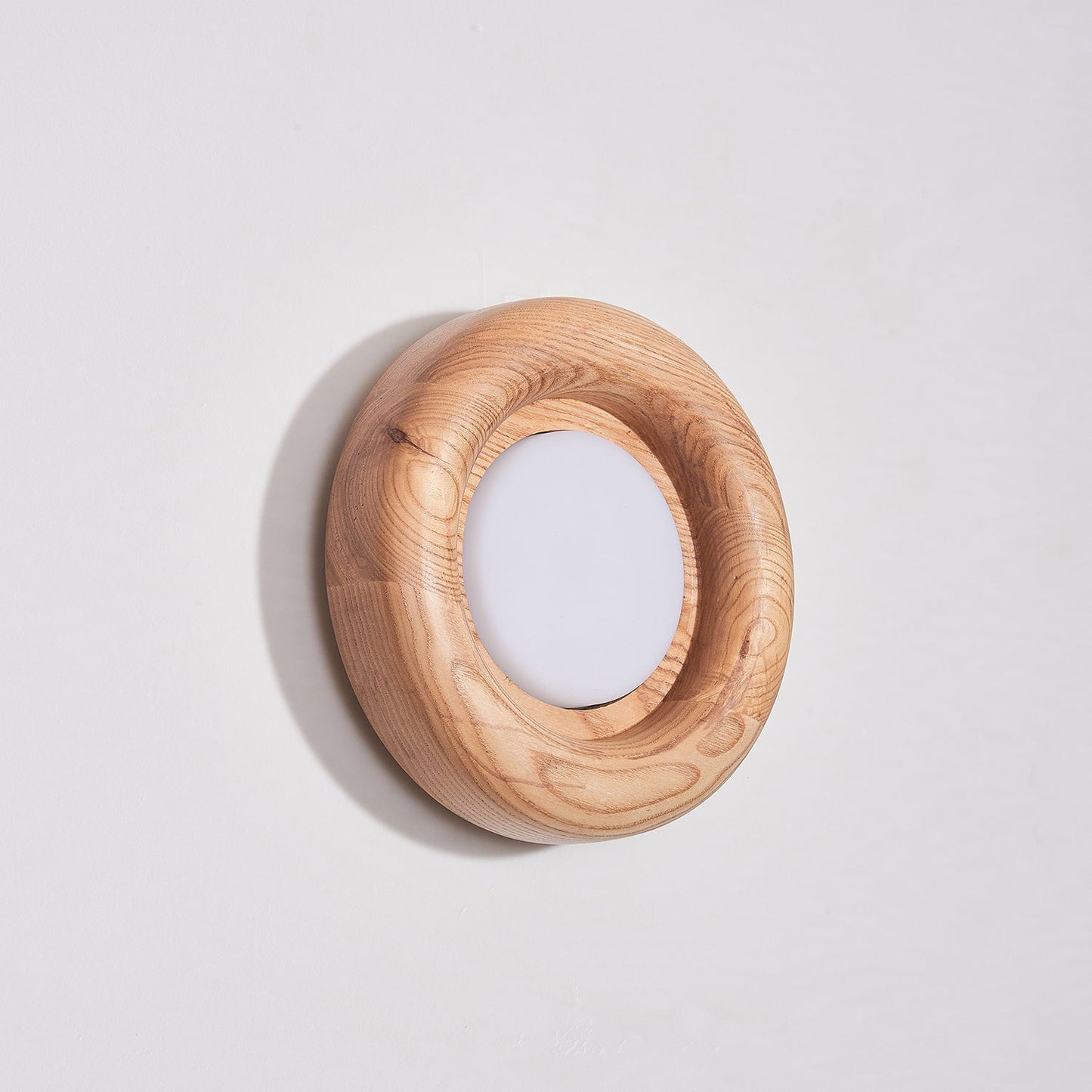 Orbitus Wall Light | Wooden Frame | Walnut Finish