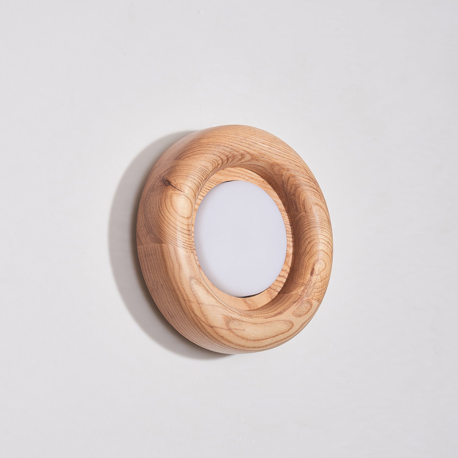 Orbitus Wall Light | Wooden Frame | Walnut Finish
