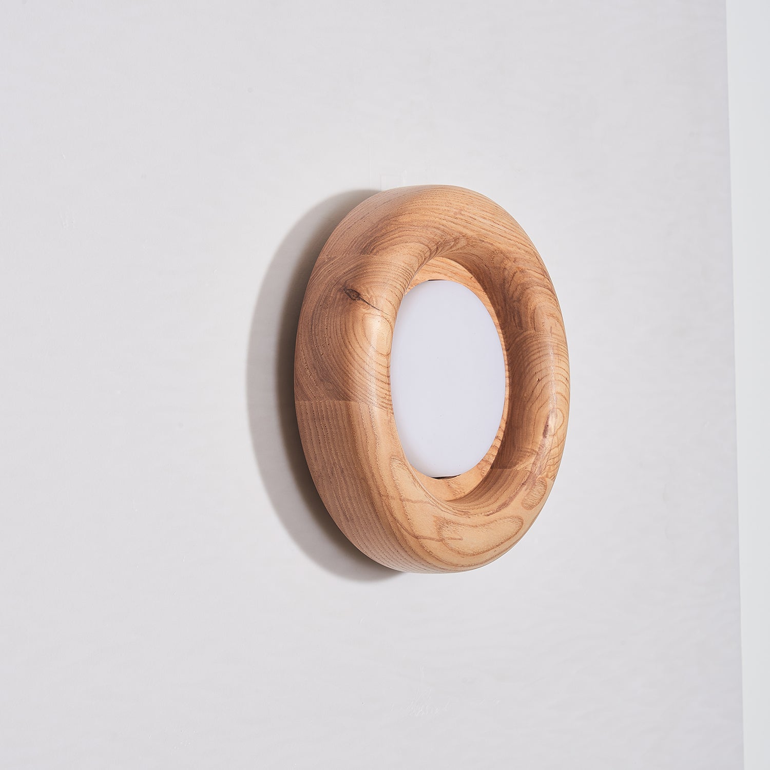 Orbitus Wall Light | Wooden Frame | Walnut Finish