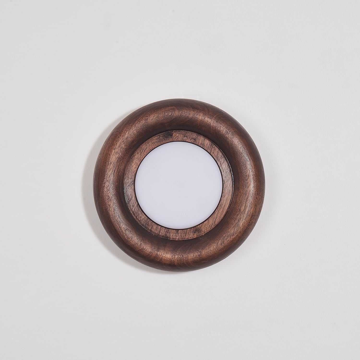 Orbitus Wall Light | Wooden Frame | Walnut Finish