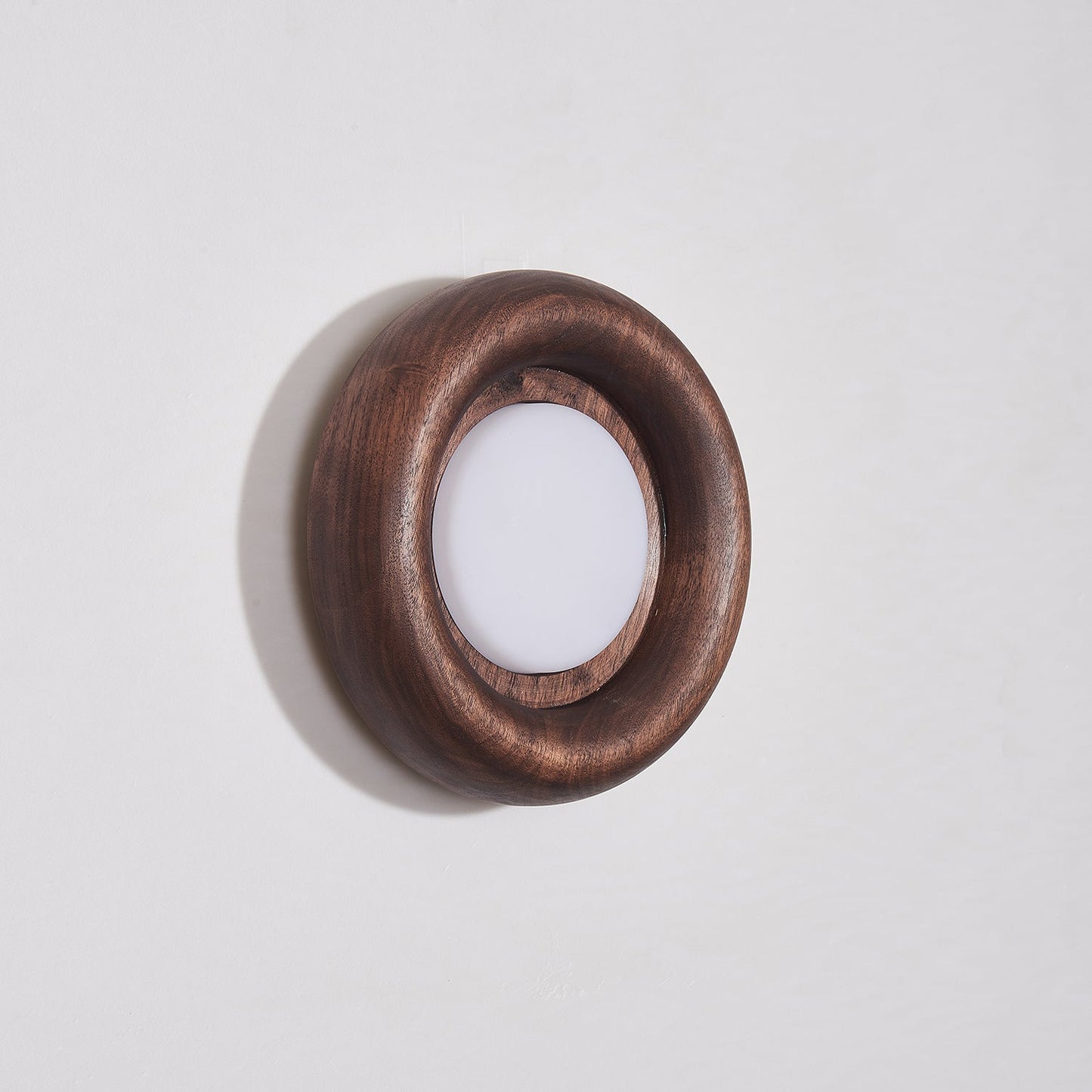 Orbitus Wall Light | Wooden Frame | Walnut Finish