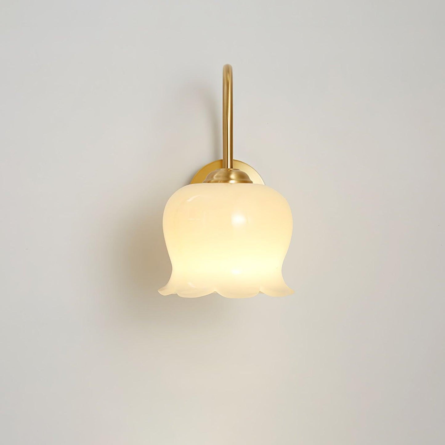 Orchids Wall Lamp | Brass & Glass | Set of 2