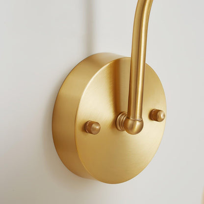 Orchids Wall Lamp | Brass & Glass | Set of 2
